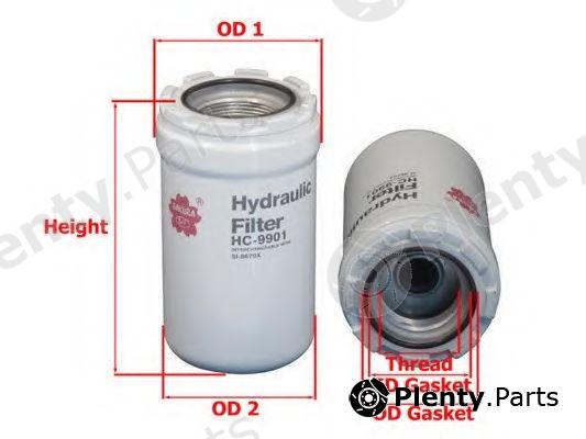  SAKURA part HC9901 Filter, operating hydraulics