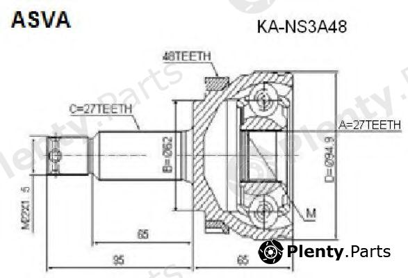 ASVA part KANS3A48 Replacement part