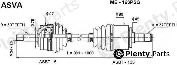  ASVA part ME163PSG Replacement part