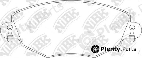  NiBK part PN0159 Brake Pad Set, disc brake