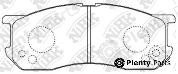  NiBK part PN6341 Brake Pad Set, disc brake