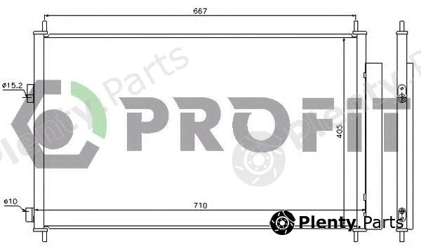  PROFIT part PR2023C1 Condenser, air conditioning