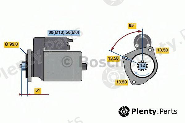  BOSCH part 0001261026 Starter