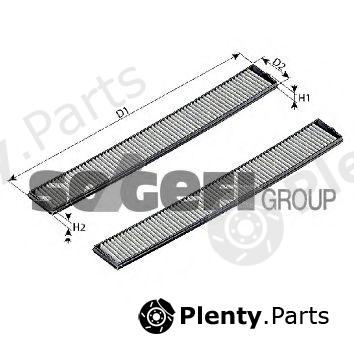  PURFLUX part AH310-2 (AH3102) Filter, interior air