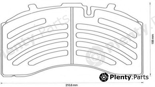  JURID part 2915805390 Brake Pad Set, disc brake