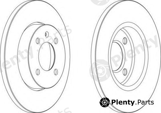  FERODO part DDF205C-1 (DDF205C1) Brake Disc