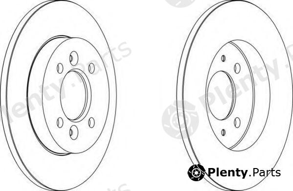  FERODO part DDF362 Brake Disc