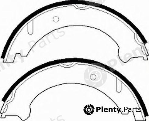  FERODO part FSB522 Brake Shoe Set, parking brake