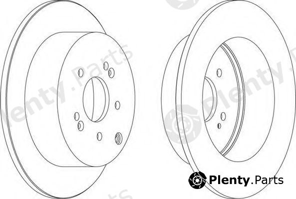  FERODO part DDF1671 Brake Disc