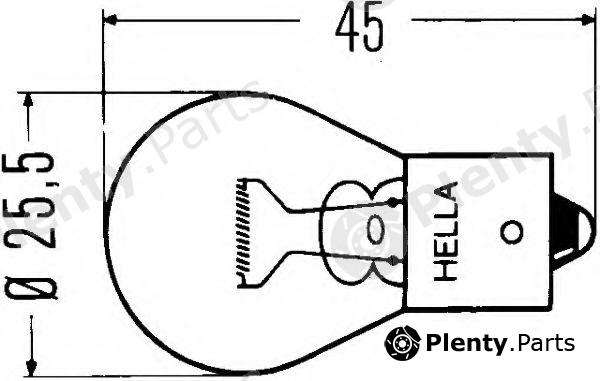  HELLA part 8GA002073-123 (8GA002073123) Bulb