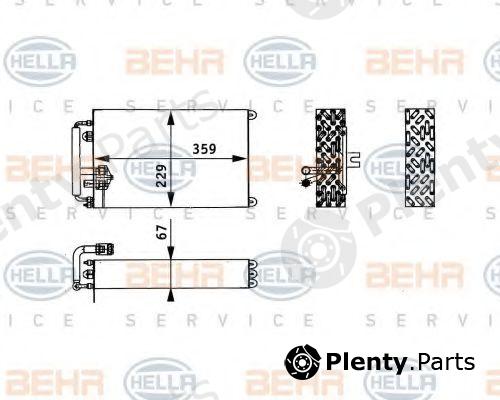  BEHR part 8FV351330-141 (8FV351330141) Evaporator, air conditioning