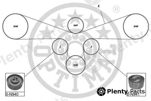  OPTIMAL part SK-1343 (SK1343) Timing Belt Kit