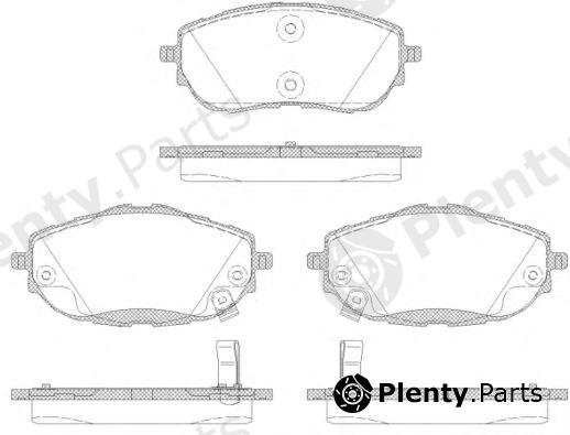  ROADHOUSE part 21561.02 (2156102) Brake Pad Set, disc brake
