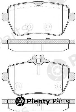  REMSA part 1535.00 (153500) Brake Pad Set, disc brake