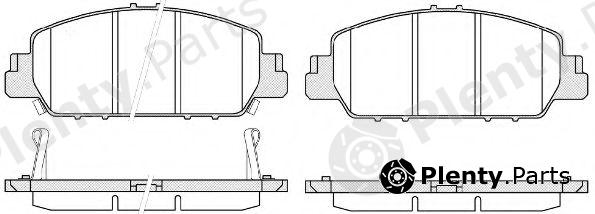  REMSA part 1548.02 (154802) Brake Pad Set, disc brake