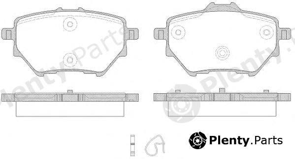  REMSA part 1562.00 (156200) Brake Pad Set, disc brake