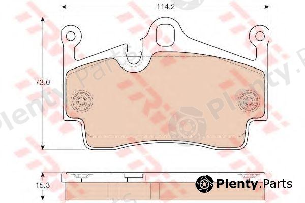  TRW part GDB1961 Brake Pad Set, disc brake