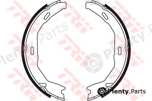  TRW part GS8745 Brake Shoe Set, parking brake