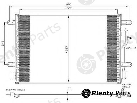  NRF part 35404 Condenser, air conditioning