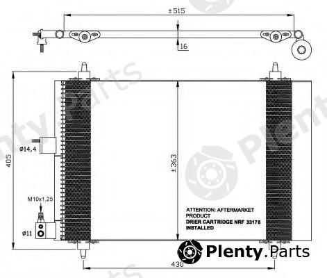  NRF part 35414 Condenser, air conditioning