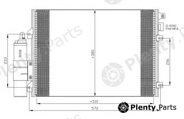  NRF part 35430 Condenser, air conditioning