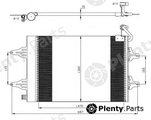  NRF part 35480 Condenser, air conditioning