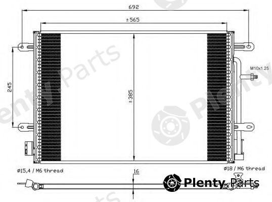  NRF part 35560 Condenser, air conditioning