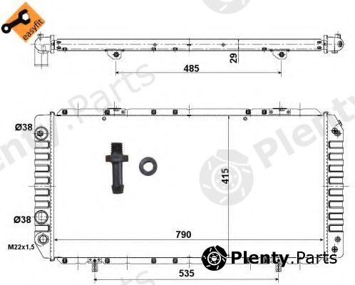  NRF part 52062 Radiator, engine cooling