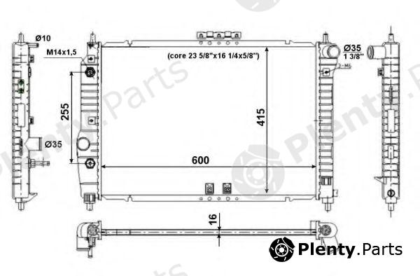  NRF part 53639 Radiator, engine cooling