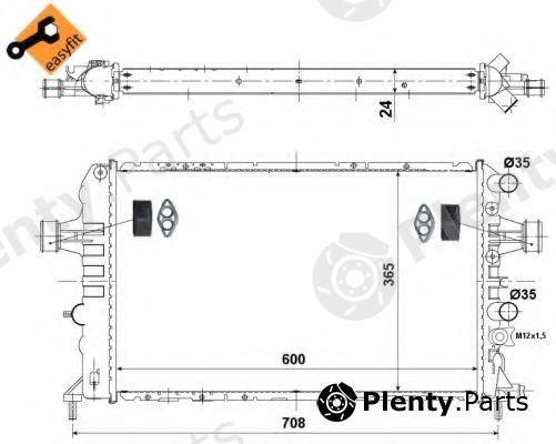  NRF part 58355 Radiator, engine cooling