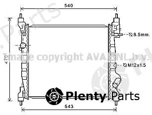  AVA QUALITY COOLING part DWA2141 Radiator, engine cooling