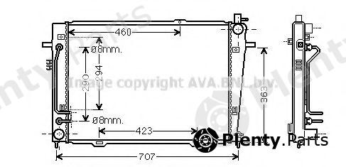  AVA QUALITY COOLING part KAA2132 Radiator, engine cooling