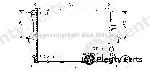  AVA QUALITY COOLING part VWA2198 Radiator, engine cooling