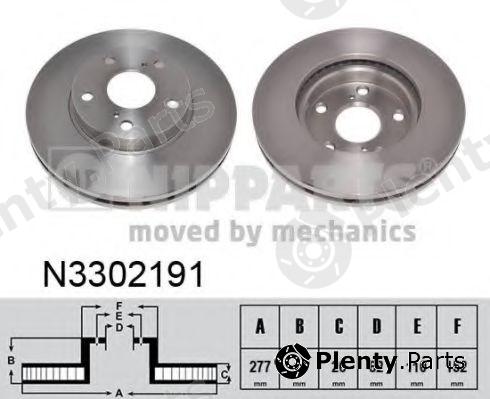  NIPPARTS part N3302191 Brake Disc