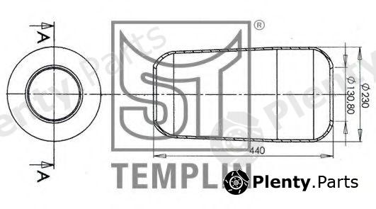  ST-TEMPLIN part 04.060.6006.610 (040606006610) Boot, air suspension