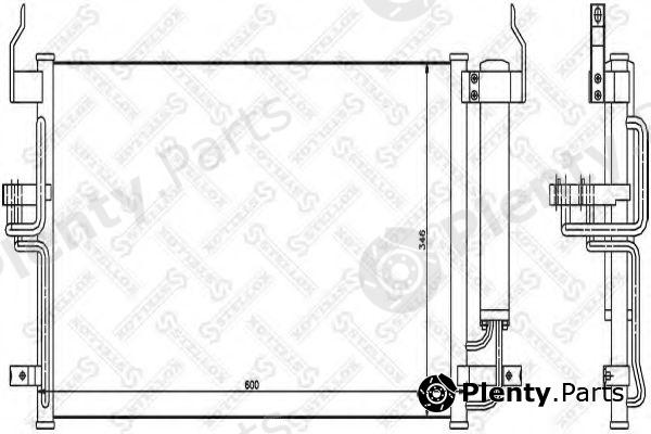 STELLOX part 10-45101-SX (1045101SX) Condenser, air conditioning