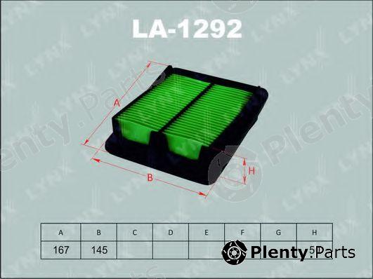  LYNXauto part LA1292 Air Filter