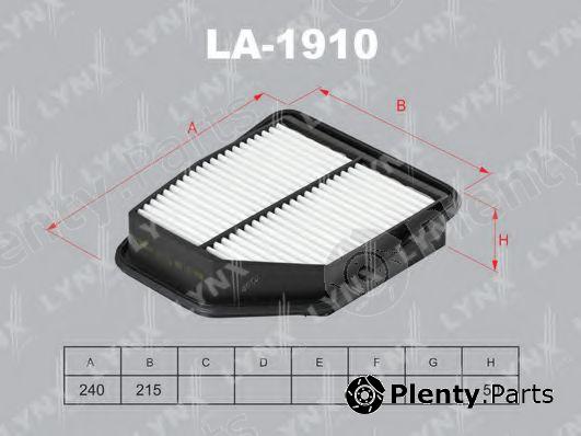 LYNXauto part LA-1910 (LA1910) Air Filter