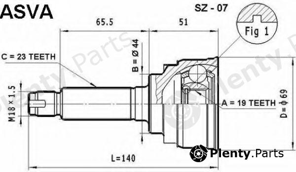  ASVA part SZ07 Replacement part