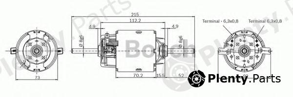  BOSCH part 0130111042 Electric Motor