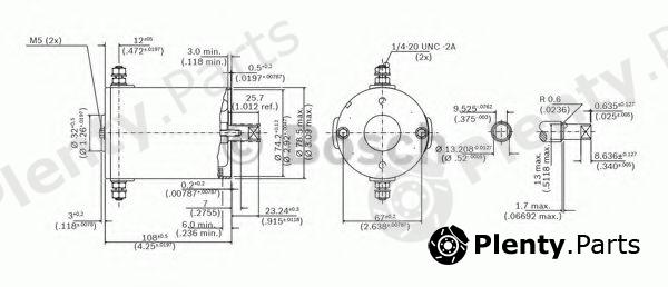  BOSCH part F000MM0805 Electric Motor, interior blower