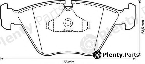  JURID part 571394J-AS (571394JAS) Brake Pad Set, disc brake