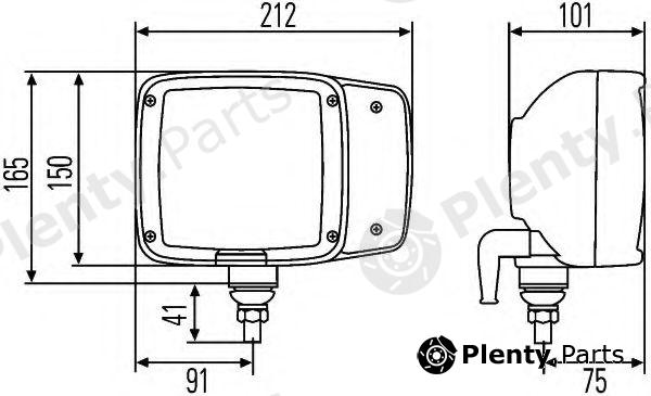  HELLA part 1EA993975-061 (1EA993975061) Headlight