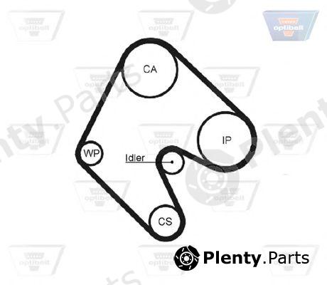  OPTIBELT part ZRK1013 Timing Belt