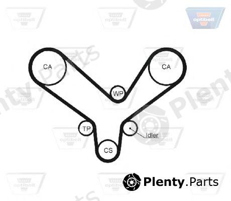  OPTIBELT part ZRK1279 Timing Belt