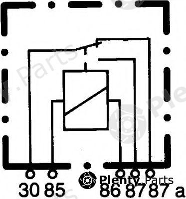  HELLA part 4RD933332-041 (4RD933332041) Relay, main current