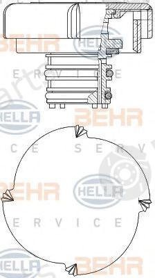  BEHR part 8MY376743-451 (8MY376743451) Cap, radiator