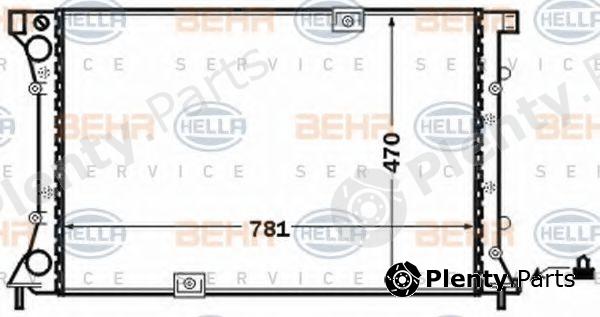  BEHR part 8MK376771-771 (8MK376771771) Radiator, engine cooling