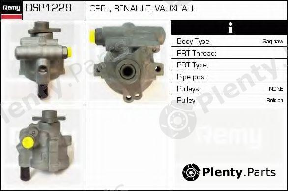  DELCO REMY part DSP1229 Hydraulic Pump, steering system