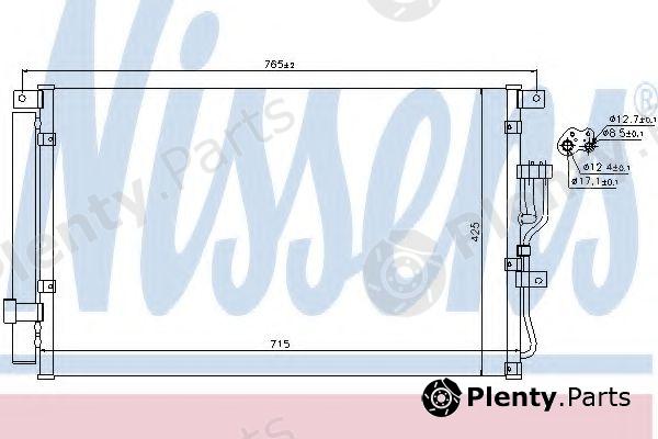  NISSENS part 940210 Condenser, air conditioning